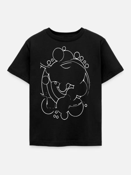 Trend abstrakt - Kinder T-Shirt - Schwarz