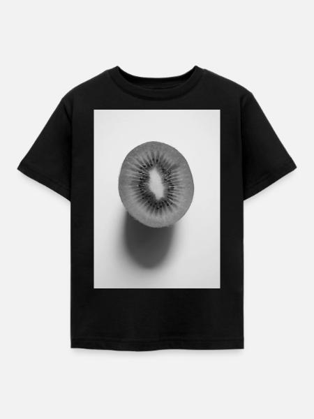 Kiwi - Kinder T-Shirt - Schwarz