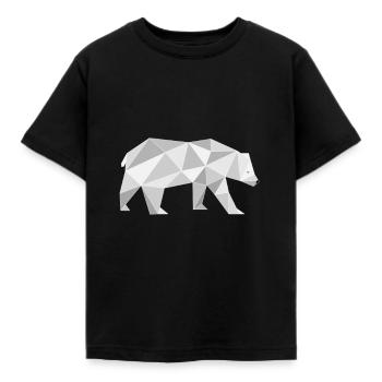 Ours polaire - T-shirt Enfant - noir - Devant - AI Model Kid Female (0cm)