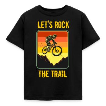 Downhill - Kinder T-Shirt - Schwarz - Vorne - AI Model Kid Female (0cm)