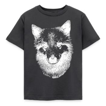 Islandhund Icelandic Spitz - T-shirt Enfant - charbon - Devant - AI Model Kid Female (0cm)