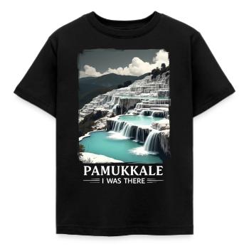 Pamukkale Turkey Tour - Kids' T-Shirt - black - Front - AI Model Kid Female (0cm)