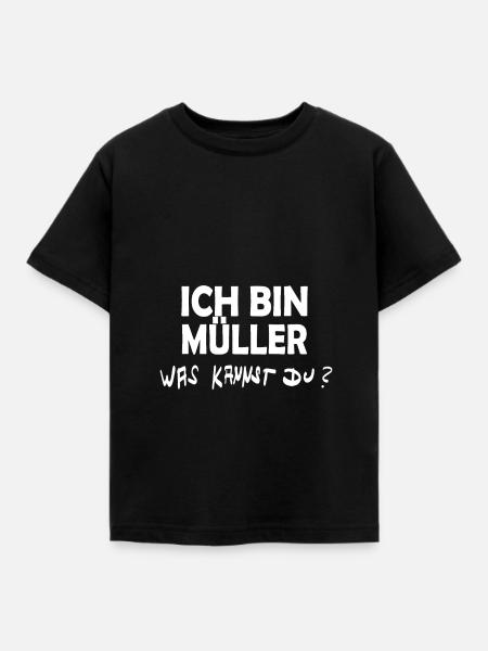 Geschenk für Müller - Kinder T-Shirt - Schwarz