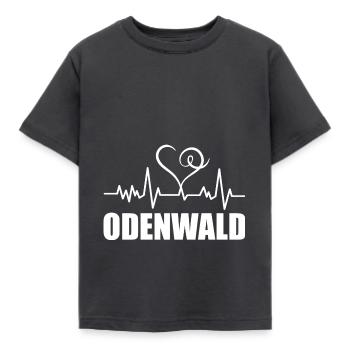 Heartbeat Odenwald - Kinder T-Shirt - Dunkelgrau - Vorne - AI Model Kid Female (0cm)