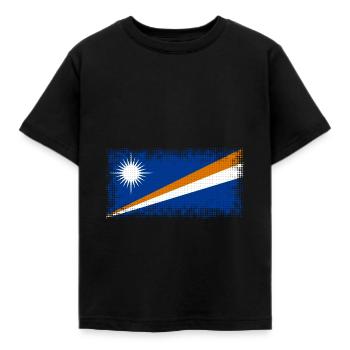 Marshall Islands as Marshall Islands - Kids' T-Shirt - black - Front - AI Model Kid Female (0cm)