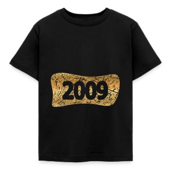 2009 - Kids' T-Shirt - black - Front - AI Model Kid Female (0cm)