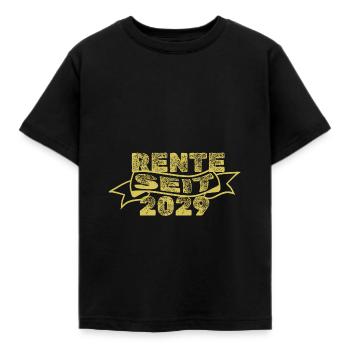 2029 - Kinder T-Shirt - Schwarz - Vorne - AI Model Kid Female (0cm)