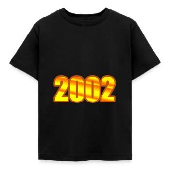 2002 - T-shirt Enfant - noir - Devant - AI Model Kid Female (0cm)
