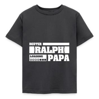 Prénom Ralph - T-shirt Enfant - charbon - Devant - AI Model Kid Female (0cm)