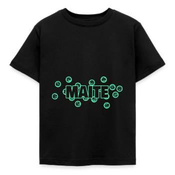 Children Maite - Kids' T-Shirt - black - Front - AI Model Kid Female (0cm)
