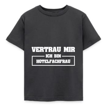 Hotel Specialist - Kids' T-Shirt - dark grey - Front - AI Model Kid Female (0cm)