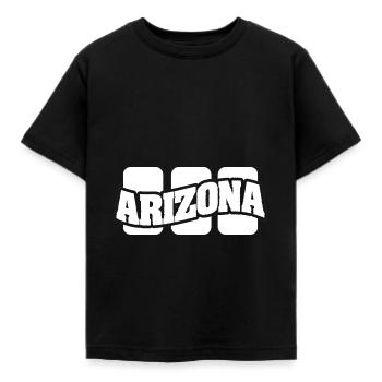 Arizona als Name - Kinder T-Shirt - Schwarz - Vorne - AI Model Kid Female (0cm)