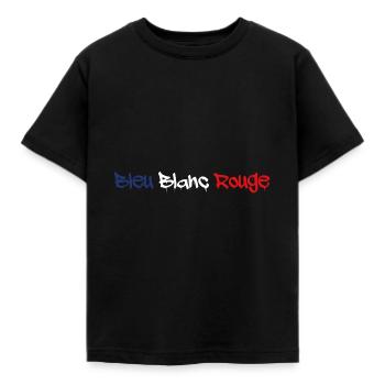 BLEU BLANC ROUGE TAGG - T-shirt Enfant - noir - Devant - AI Model Kid Female (0cm)