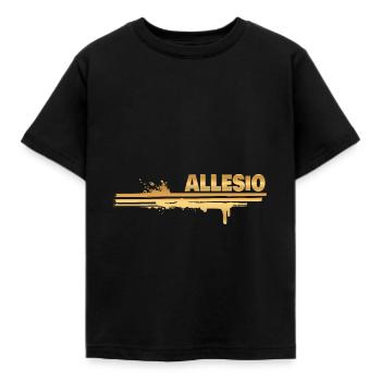 Peinture Allesio - T-shirt Enfant - noir - Devant - AI Model Kid Female (0cm)