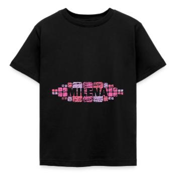 Mutti Milena - Kinder T-Shirt - Schwarz - Vorne - AI Model Kid Female (0cm)
