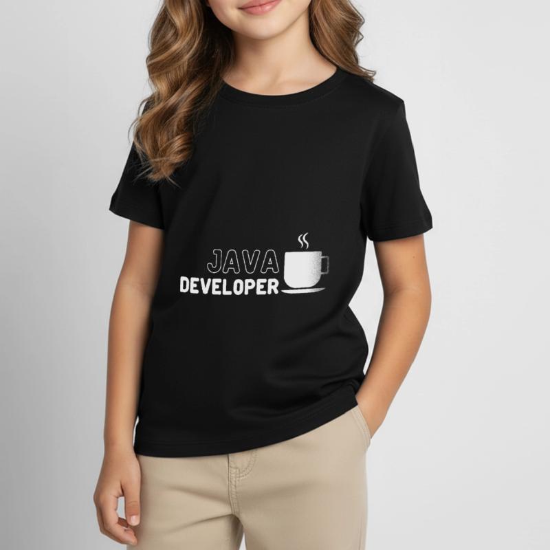Java Developer Coffee Kaffee Kinder T-Shirt