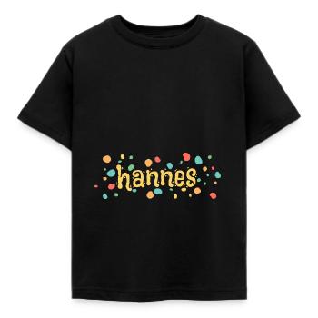 Taches de couleur hannes - T-shirt Enfant - noir - Devant - AI Model Kid Female (0cm)