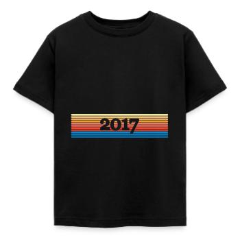 Witzig 2017 - Kinder T-Shirt - Schwarz - Vorne - AI Model Kid Female (0cm)
