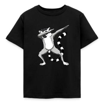Tamponner lemur t-shirt Singe mignon drôle - T-shirt Enfant - noir - Devant - AI Model Kid Female (0cm)