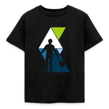 raquette de tennis - T-shirt Enfant - noir - Devant - AI Model Kid Female (0cm)