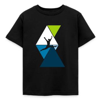 Ballett-Tänzerin - Kinder T-Shirt - Schwarz - Vorne - AI Model Kid Female (0cm)