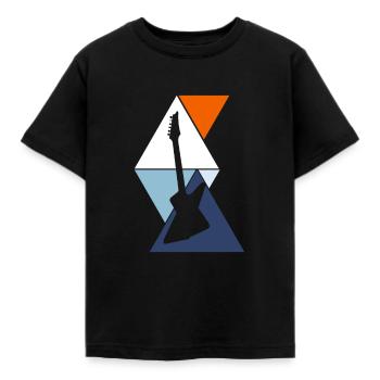 guitare électrique - T-shirt Enfant - noir - Devant - AI Model Kid Female (0cm)