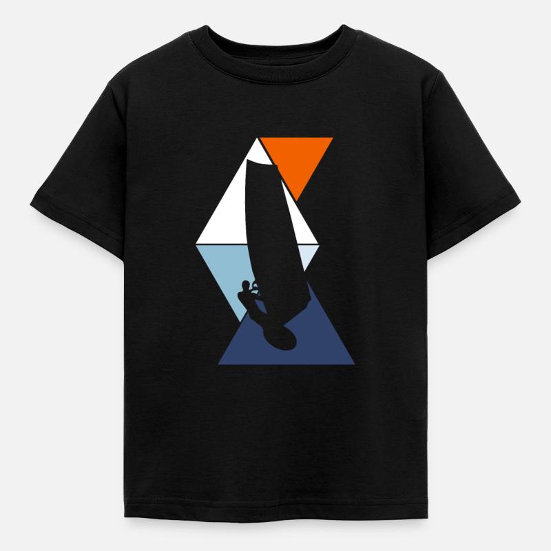 Windsurf - T-shirt Enfant - noir
