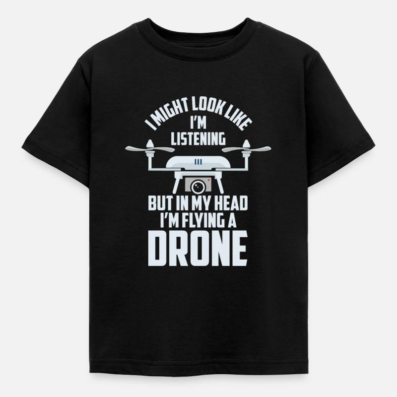 Pilote de drone - T-shirt Enfant - noir