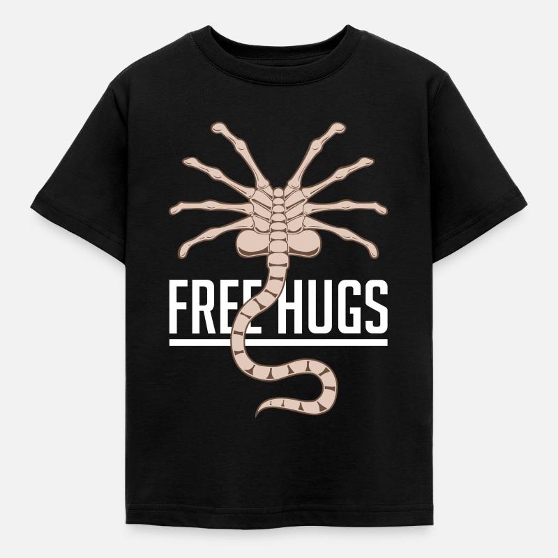 Extraterrestres gratuits - T-shirt Enfant - noir