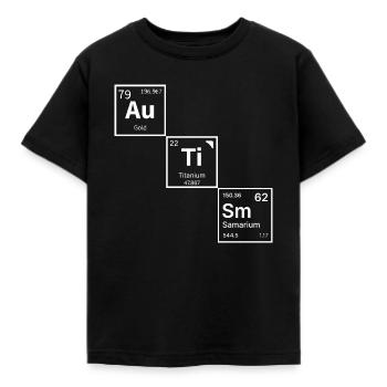 Autismus Periodensystem Geschenke - Kinder T-Shirt - Schwarz - Vorne - AI Model Kid Female (0cm)