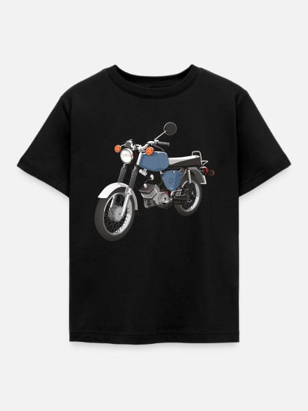 S50 blau - Kinder T-Shirt - Schwarz