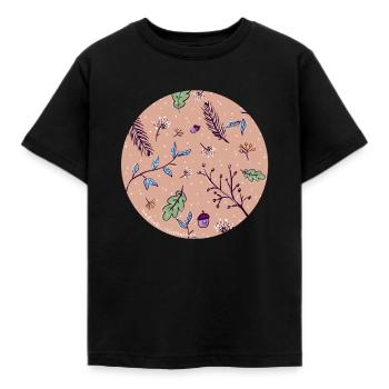 Fête d’hiver - T-shirt Enfant - noir - Devant - AI Model Kid Female (0cm)