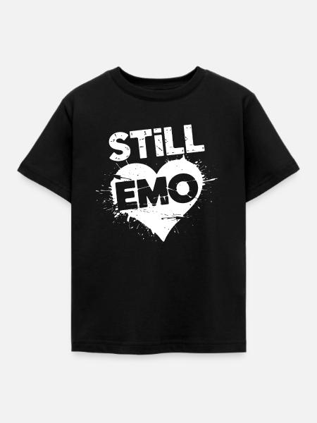 Still Emo! Emo Goth Alternative - Kinder T-Shirt - Schwarz