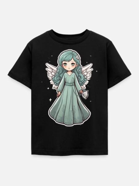 Kleiner Engel - Kinder T-Shirt - Schwarz