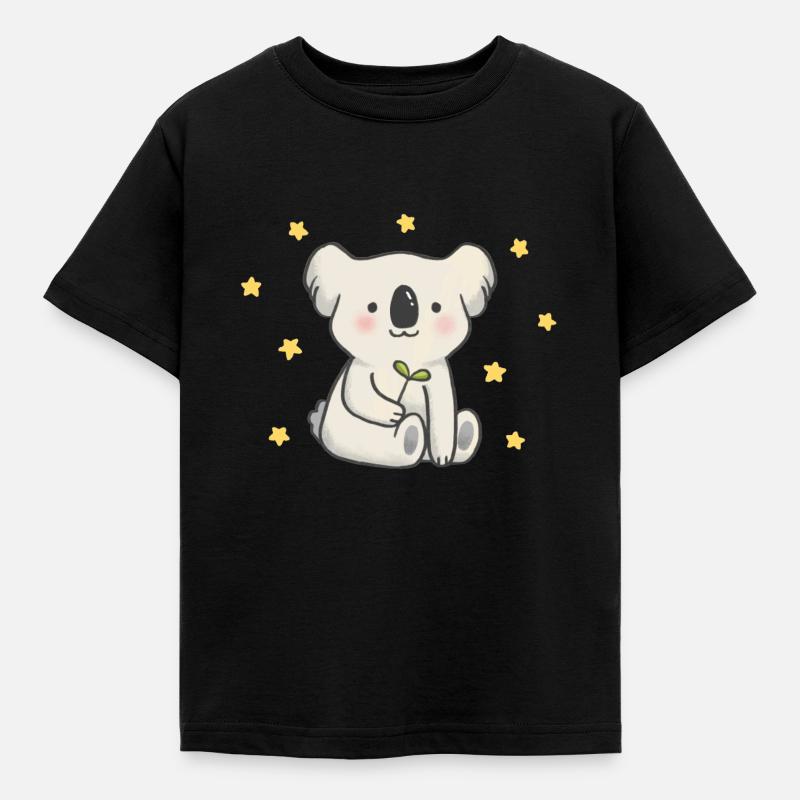 koala - Kids' T-Shirt - black