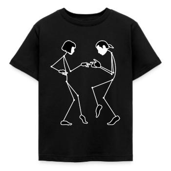 Je veux danser - Mia et Vincent - T-shirt Enfant - noir - Devant - AI Model Kid Female (0cm)