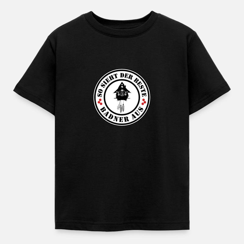 So sieht der allerbeste Badner aus! - Kinder T-Shirt - Schwarz