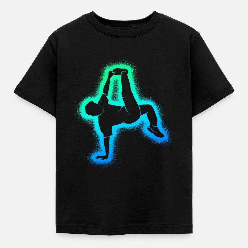 Breakdance Breakdancer Danse Garçons Breakdancer - T-shirt Enfant - noir