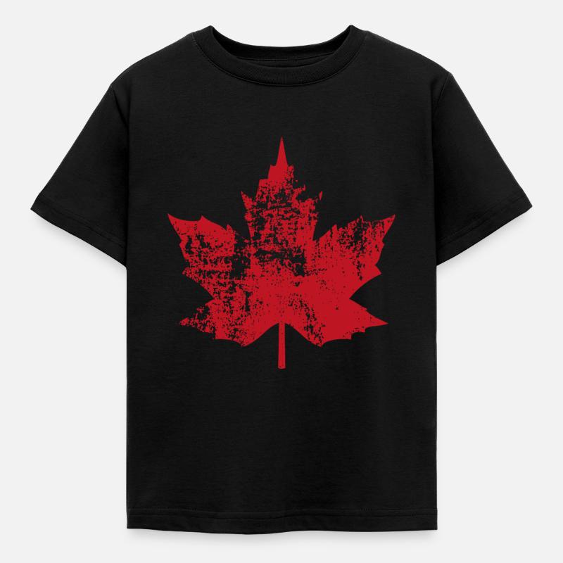 Maple - Kids' T-Shirt - black