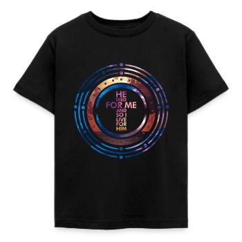 Christ Jesus Christus Katholisch Religion Geschenk - Kinder T-Shirt - Schwarz - Vorne - AI Model Kid Female (0cm)