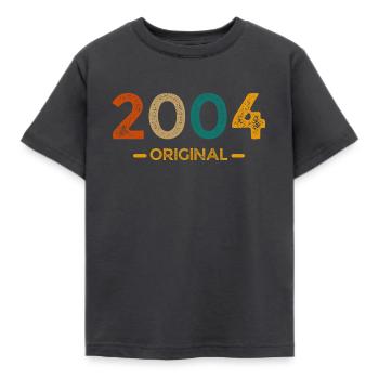 2004 Original - Kids' T-Shirt - dark grey - Front - AI Model Kid Female (0cm)