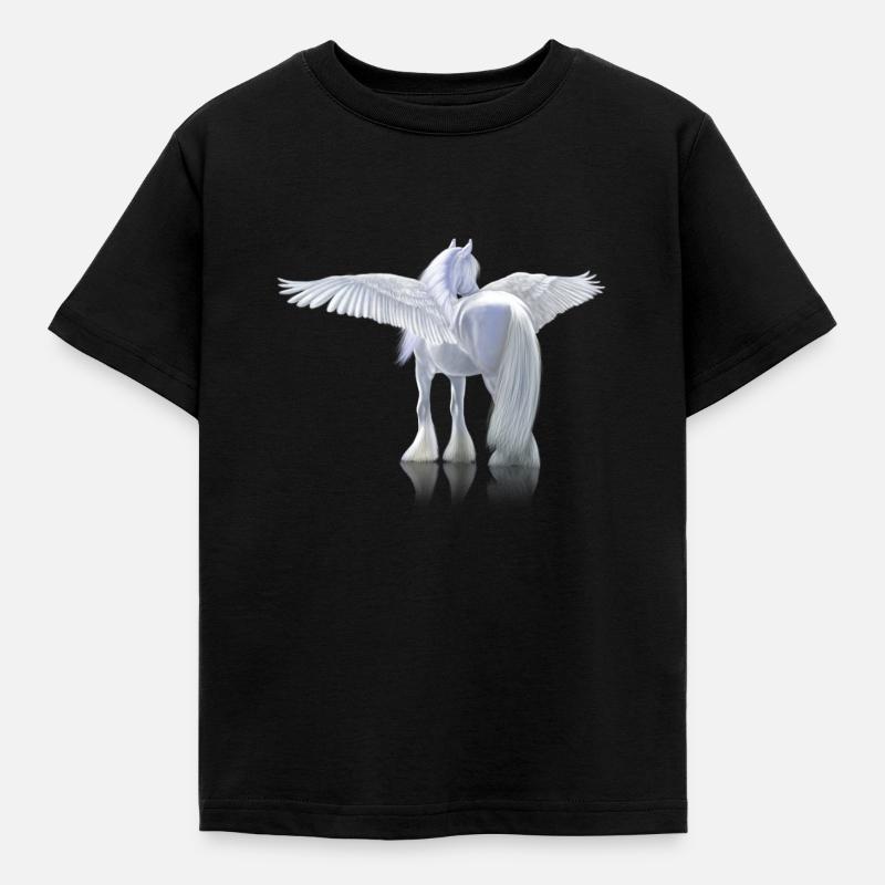 Pegasus - Kids' T-Shirt - black