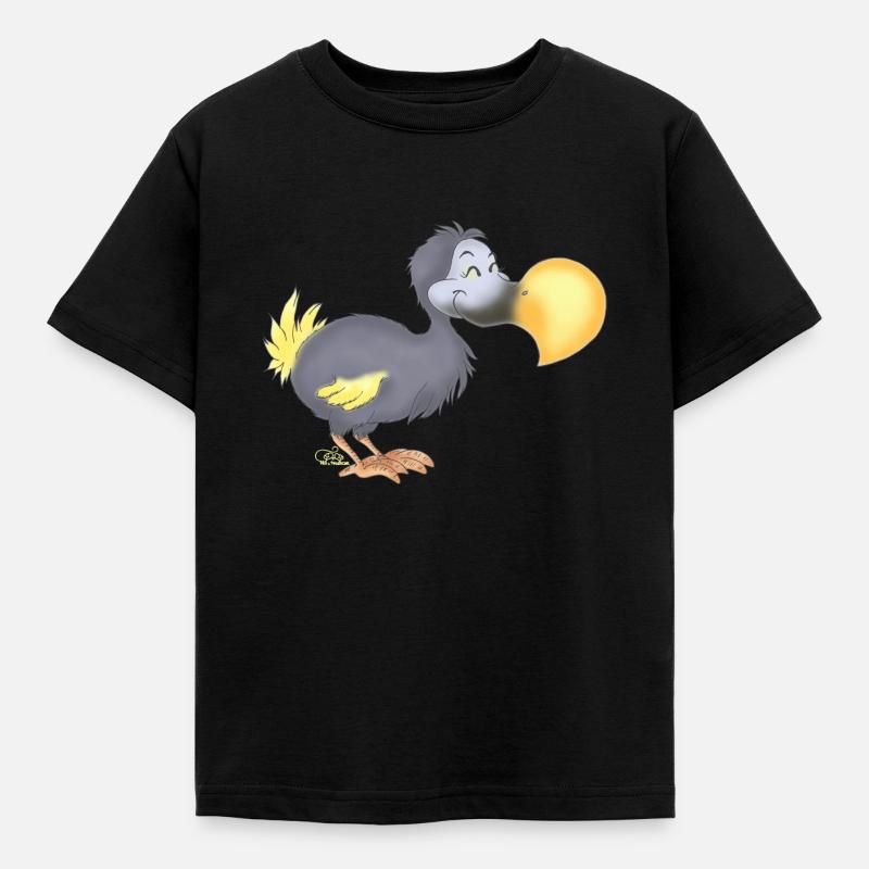 Dropsiger Dodo - Kids' T-Shirt - black