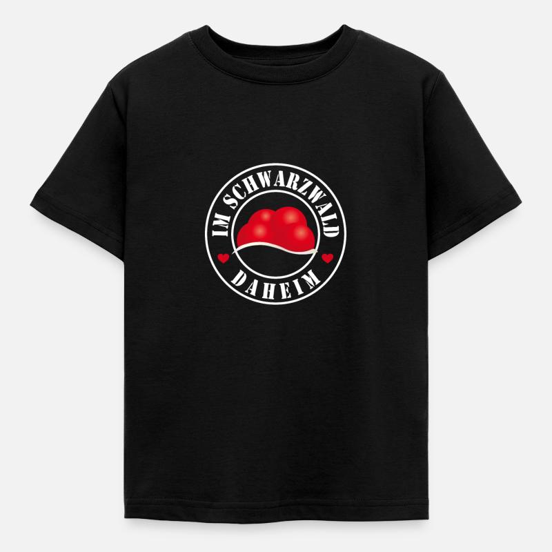 Schwarzwald daheim - Kinder T-Shirt - Schwarz