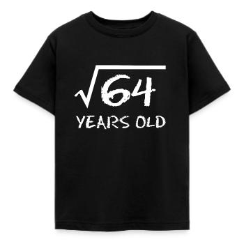 8ème anniversaire racine maths - T-shirt Enfant - noir - Devant - AI Model Kid Female (0cm)