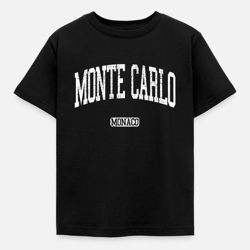 Monte Carlo - T-shirt Enfant - noir