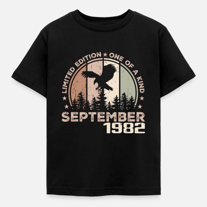 Incomparable since September 1982 42nd Anniversary - Kids' T-Shirt - black