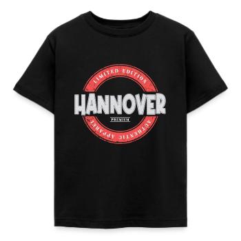 Hannover Deutschland Stadt Skyline Heimat Liebe - Kinder T-Shirt - Schwarz - Vorne - AI Model Kid Female (0cm)
