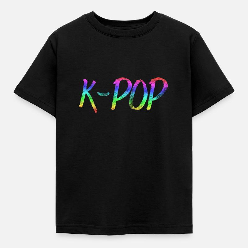 K-POP - Kids' T-Shirt - black