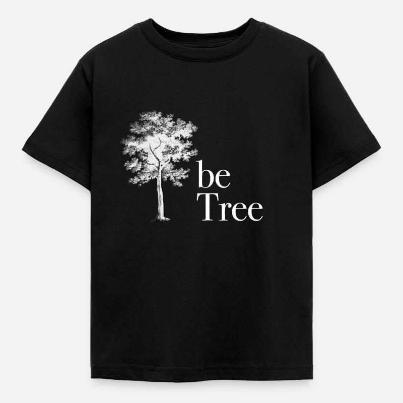 tree - Kids' T-Shirt - black